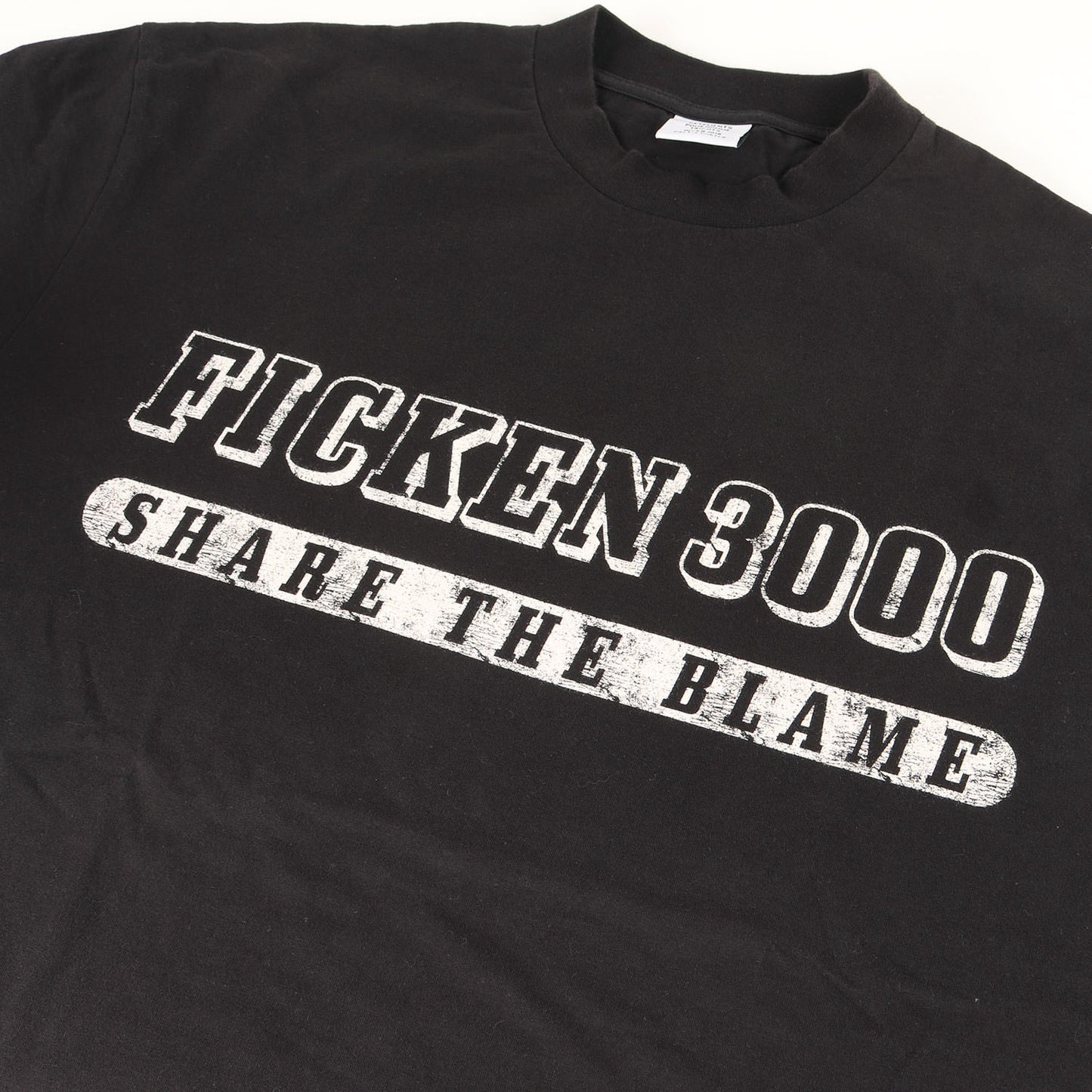 FICKEN 3000ロゴ オーバーサイズ Tシャツ