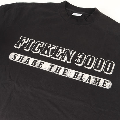 FICKEN 3000ロゴ オーバーサイズ Tシャツ