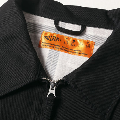 24AW 裏地チェックネル ユーティリティ ワークジャケット(UTILITY WORK JACKET)