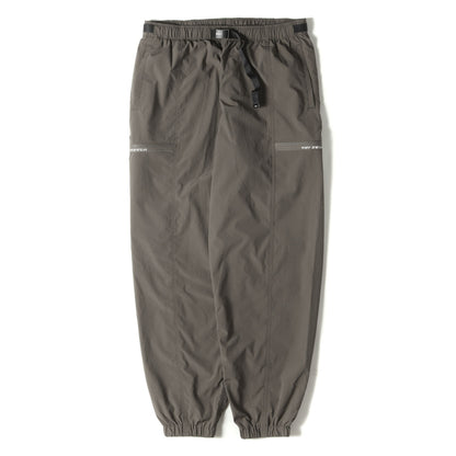 24SS ウェビングベルト付き トラックパンツ(SPST2002 / TROUSERS / POLY. TUSSAH)