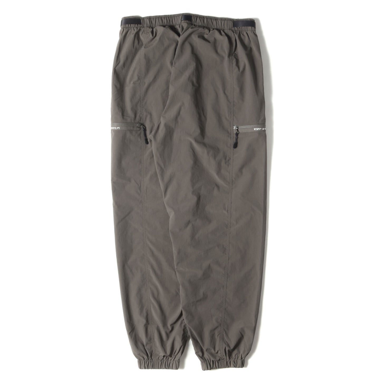 24SS ウェビングベルト付き トラックパンツ(SPST2002 / TROUSERS / POLY. TUSSAH)