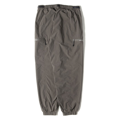 24SS ウェビングベルト付き トラックパンツ(SPST2002 / TROUSERS / POLY. TUSSAH)