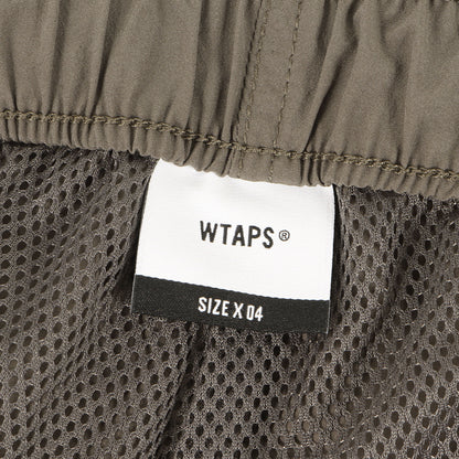 24SS ウェビングベルト付き トラックパンツ(SPST2002 / TROUSERS / POLY. TUSSAH)