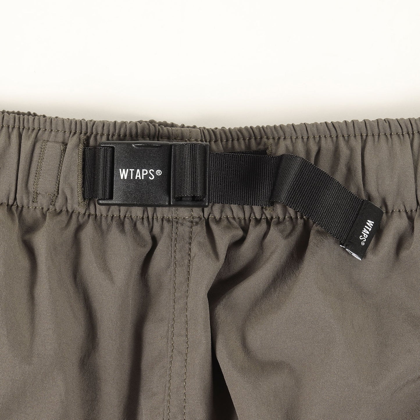 24SS ウェビングベルト付き トラックパンツ(SPST2002 / TROUSERS / POLY. TUSSAH)