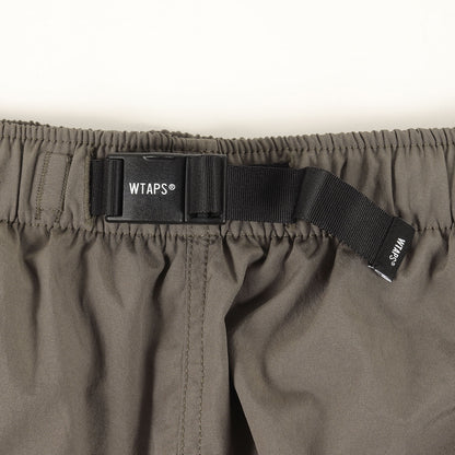 24SS ウェビングベルト付き トラックパンツ(SPST2002 / TROUSERS / POLY. TUSSAH)