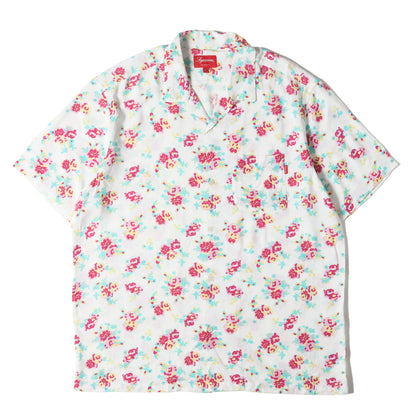 20SS フローラル柄 オープンカラー レーヨン 半袖シャツ(Floral Rayon S/S Shirt)