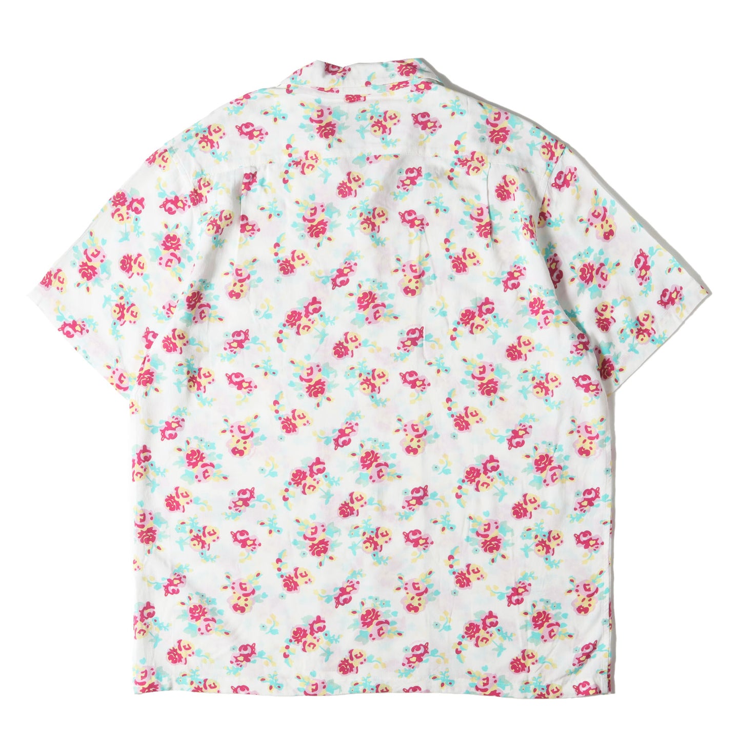 20SS フローラル柄 オープンカラー レーヨン 半袖シャツ(Floral Rayon S/S Shirt)