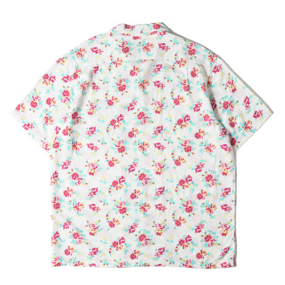 20SS フローラル柄 オープンカラー レーヨン 半袖シャツ(Floral Rayon S/S Shirt)