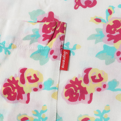 20SS フローラル柄 オープンカラー レーヨン 半袖シャツ(Floral Rayon S/S Shirt)