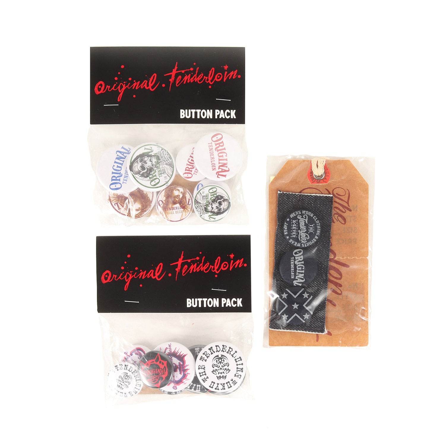 缶バッチ セット 3種(BOTTON PACK / T-PINS HONAI)