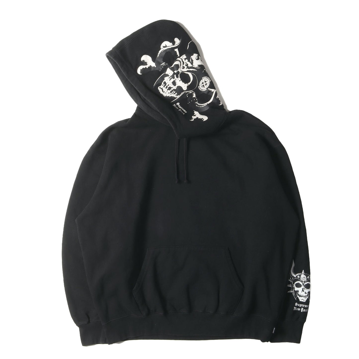 23AW ×BOUNTY HUNTER スカル スウェット パーカー(Hooded Sweatshirt)