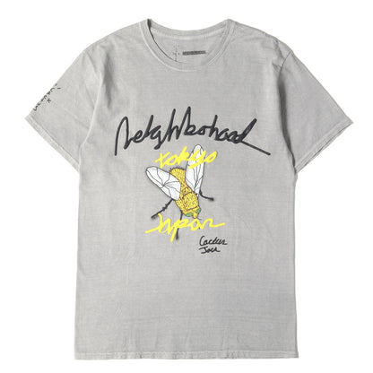 21SS ×Travis Scott / Cactus Jack 発泡プリント グラフィック Tシャツ