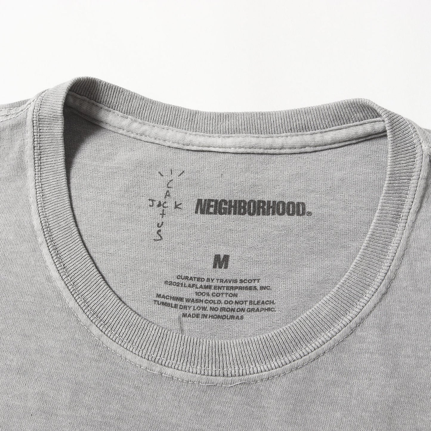 21SS ×Travis Scott / Cactus Jack 発泡プリント グラフィック Tシャツ