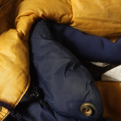 [USA製 黒タグ 前期] 80s フード付き ナイロン ダウンジャケット