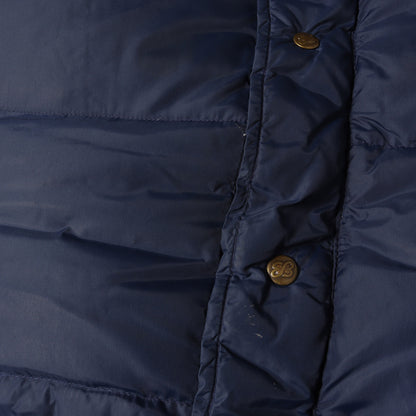 [USA製 黒タグ 前期] 80s フード付き ナイロン ダウンジャケット