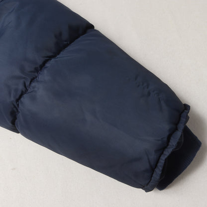 [USA製 黒タグ 前期] 80s フード付き ナイロン ダウンジャケット