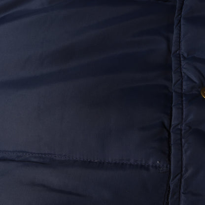 [USA製 黒タグ 前期] 80s フード付き ナイロン ダウンジャケット