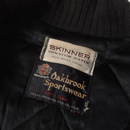 60s チェックウール ファラオジャケット / USA製 Oakbrook Sportswear (Sears)