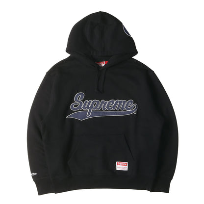 24AW ×Mitchell & Ness ×NCAA アップリケロゴ スウェット パーカー(Hooded Sweatshirt)