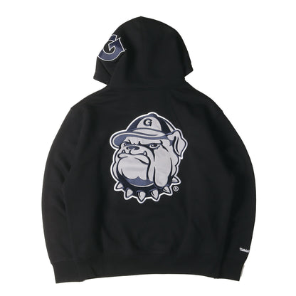 24AW ×Mitchell & Ness ×NCAA アップリケロゴ スウェット パーカー(Hooded Sweatshirt)
