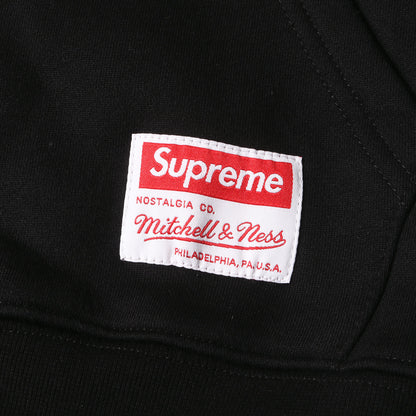 24AW ×Mitchell & Ness ×NCAA アップリケロゴ スウェット パーカー(Hooded Sweatshirt)