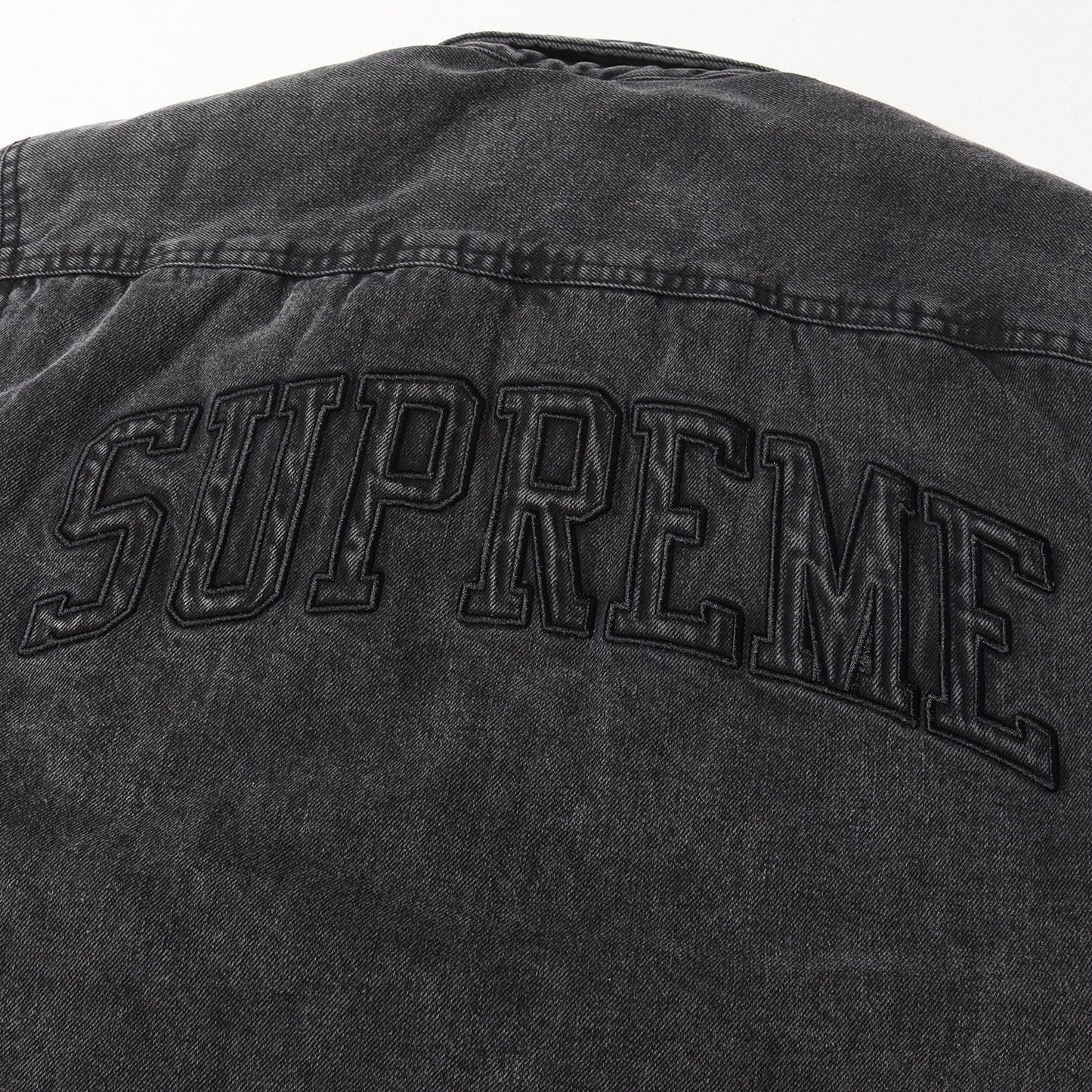 Supreme (シュプリーム) 24AW アーチロゴ 裏地ボア デニム ワーク 
