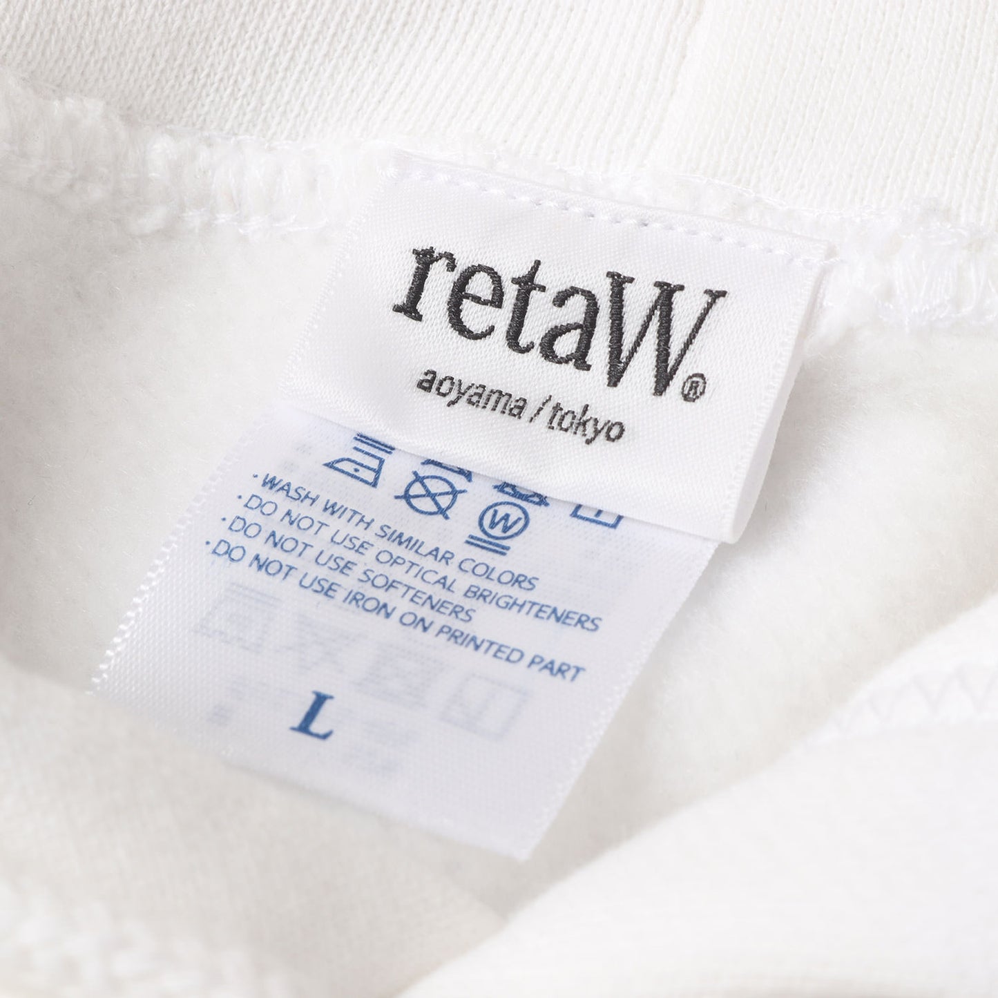 ×retaW ロゴプリント スウェット パーカー