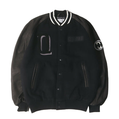20AW ×fragment design 袖レザー メルトンウール スタジャン(STADIUM JUMPER)