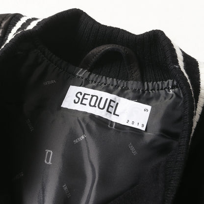 20AW ×fragment design 袖レザー メルトンウール スタジャン(STADIUM JUMPER)