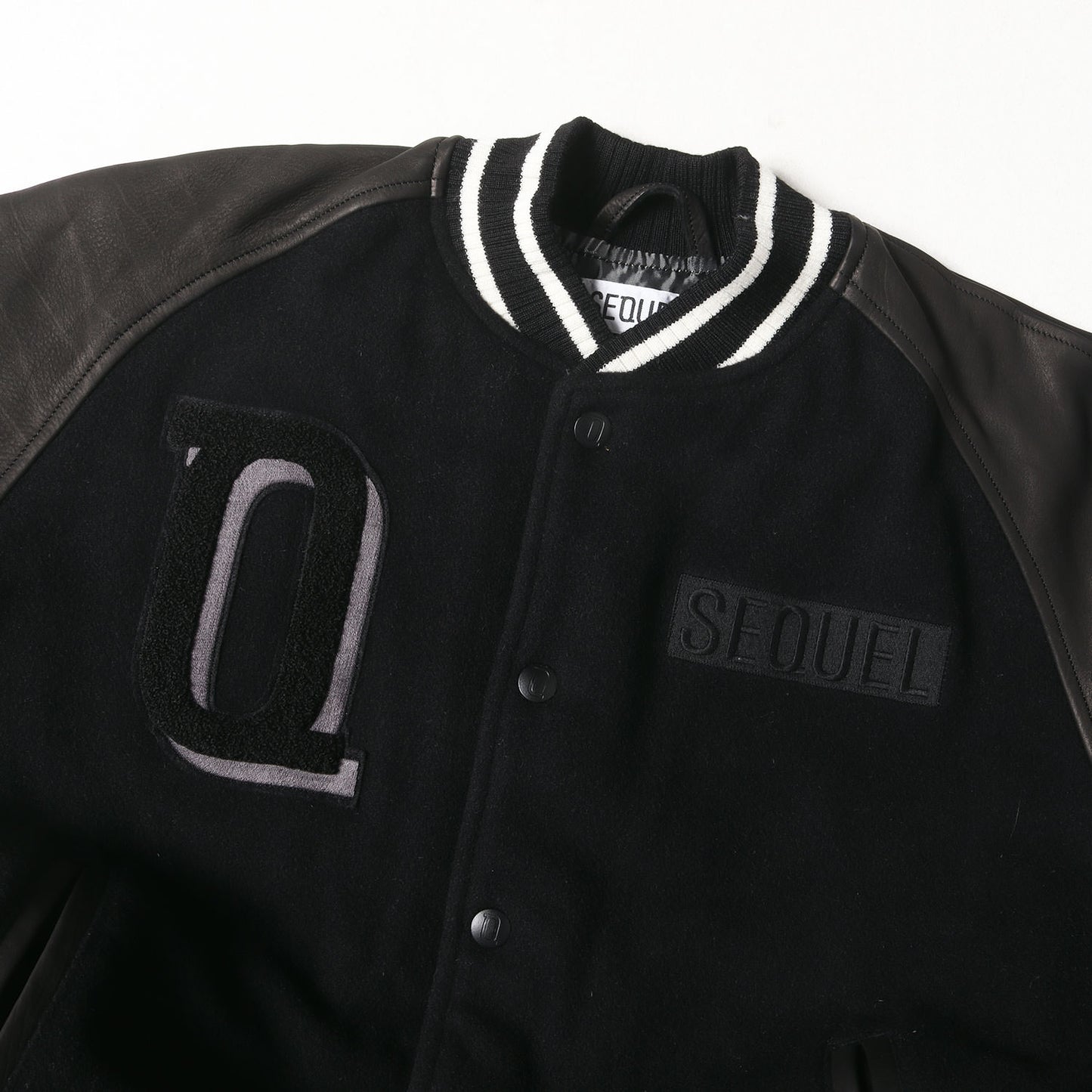 20AW ×fragment design 袖レザー メルトンウール スタジャン(STADIUM JUMPER)