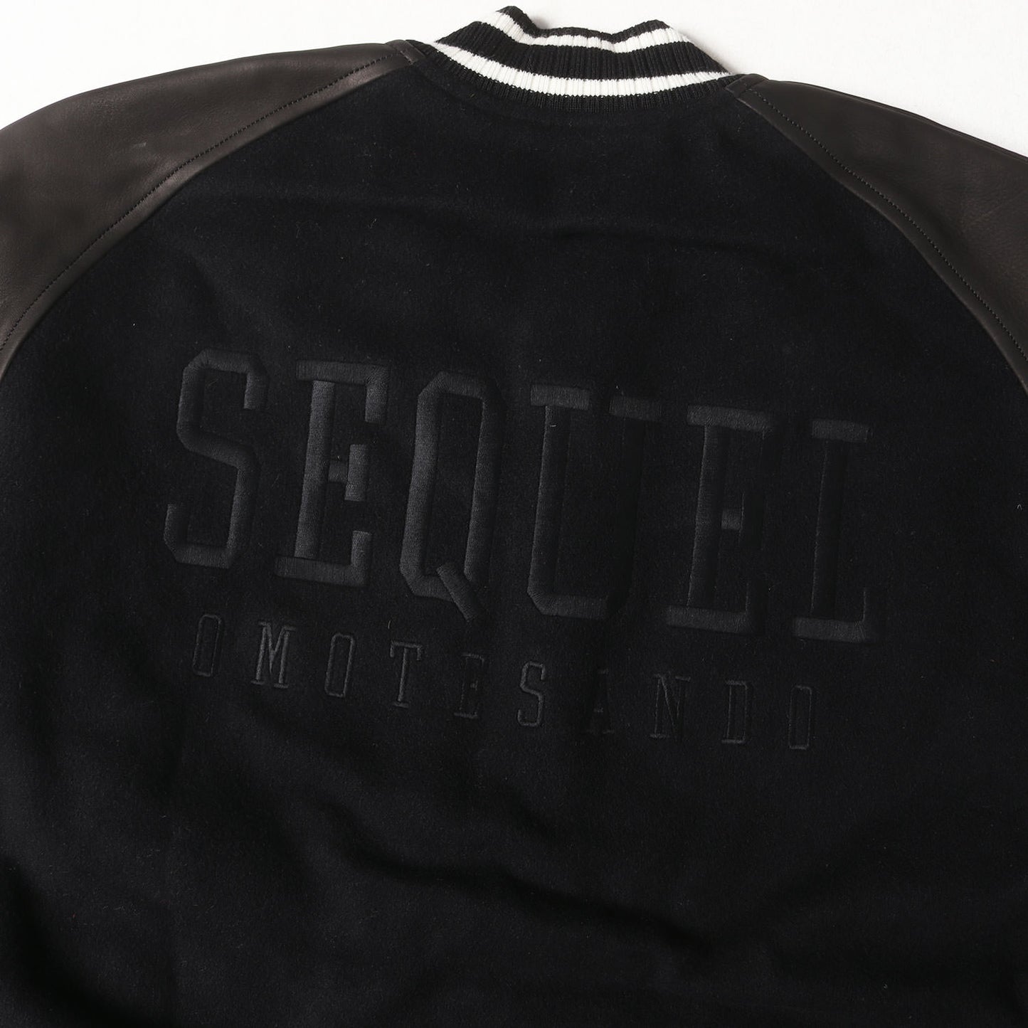 20AW ×fragment design 袖レザー メルトンウール スタジャン(STADIUM JUMPER)