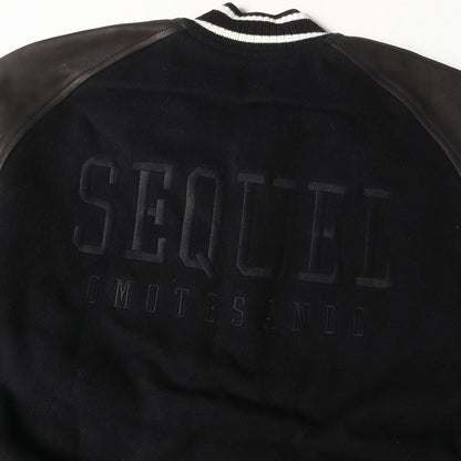 20AW ×fragment design 袖レザー メルトンウール スタジャン(STADIUM JUMPER)