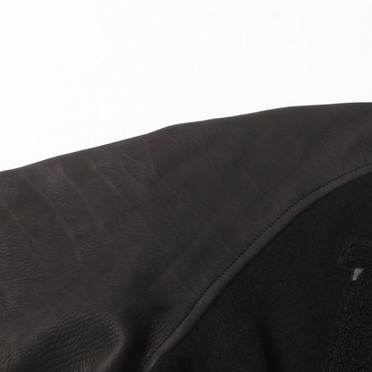 20AW ×fragment design 袖レザー メルトンウール スタジャン(STADIUM JUMPER)