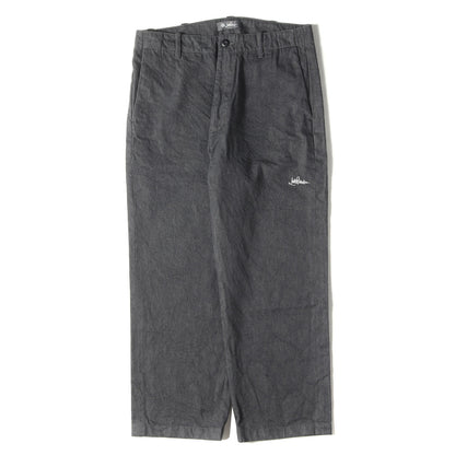 22SS ×藤原ヒロシ コットンツイル テーパード チノパンツ