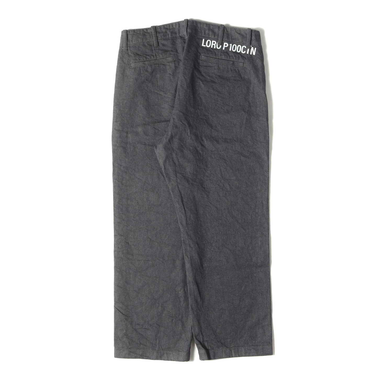 22SS ×藤原ヒロシ コットンツイル テーパード チノパンツ