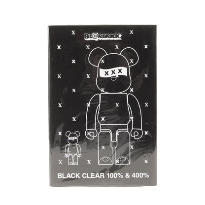 2021年モデル ×GOD SELECTION XXX BE@RBRICK BLACK CLEAR 100% & 400%