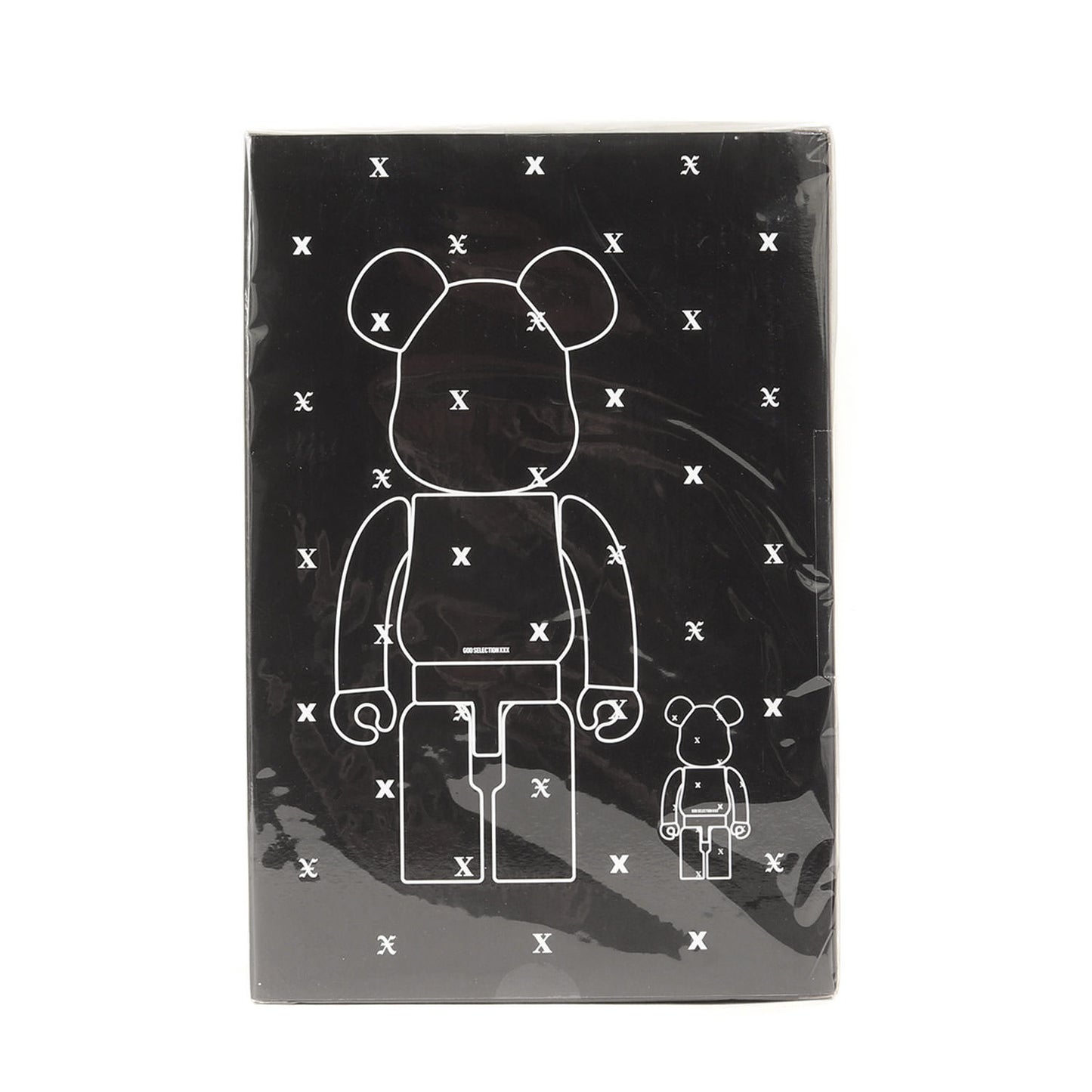 2021年モデル ×GOD SELECTION XXX BE@RBRICK BLACK CLEAR 100% & 400%