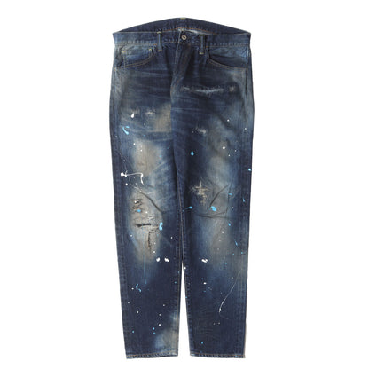 21AW ×fragment design ペンキ&ヴィンテージ加工 デニムパンツ(DAMAGE DENIM PANTS)
