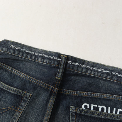 22AW ×fragment design ヴィンテージ加工 デニムパンツ(DAMAGE DENIM PANTS)