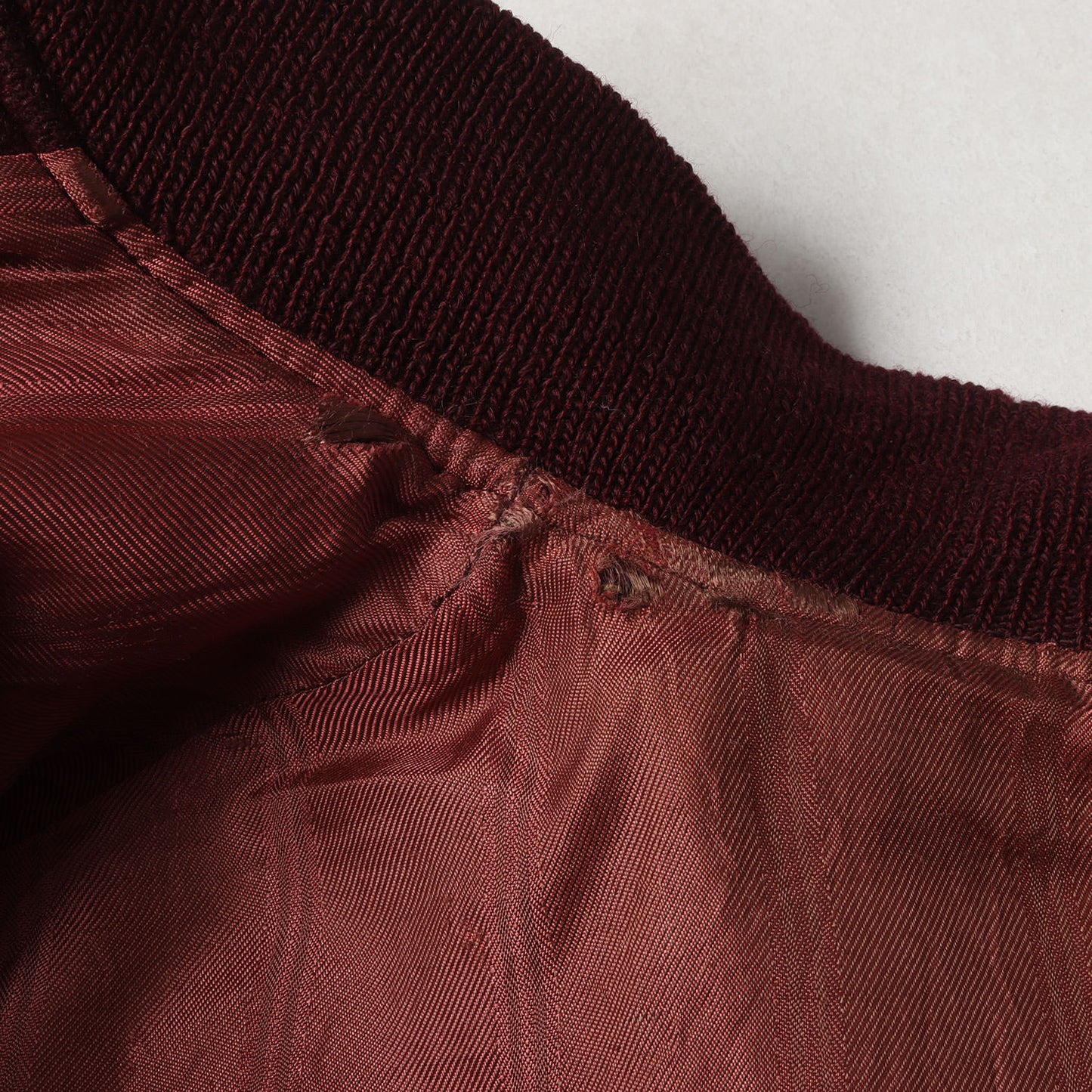 60～70s A＆B SPORTING GOODS CO. 袖レザー 無地 メルトンウール スタジャン