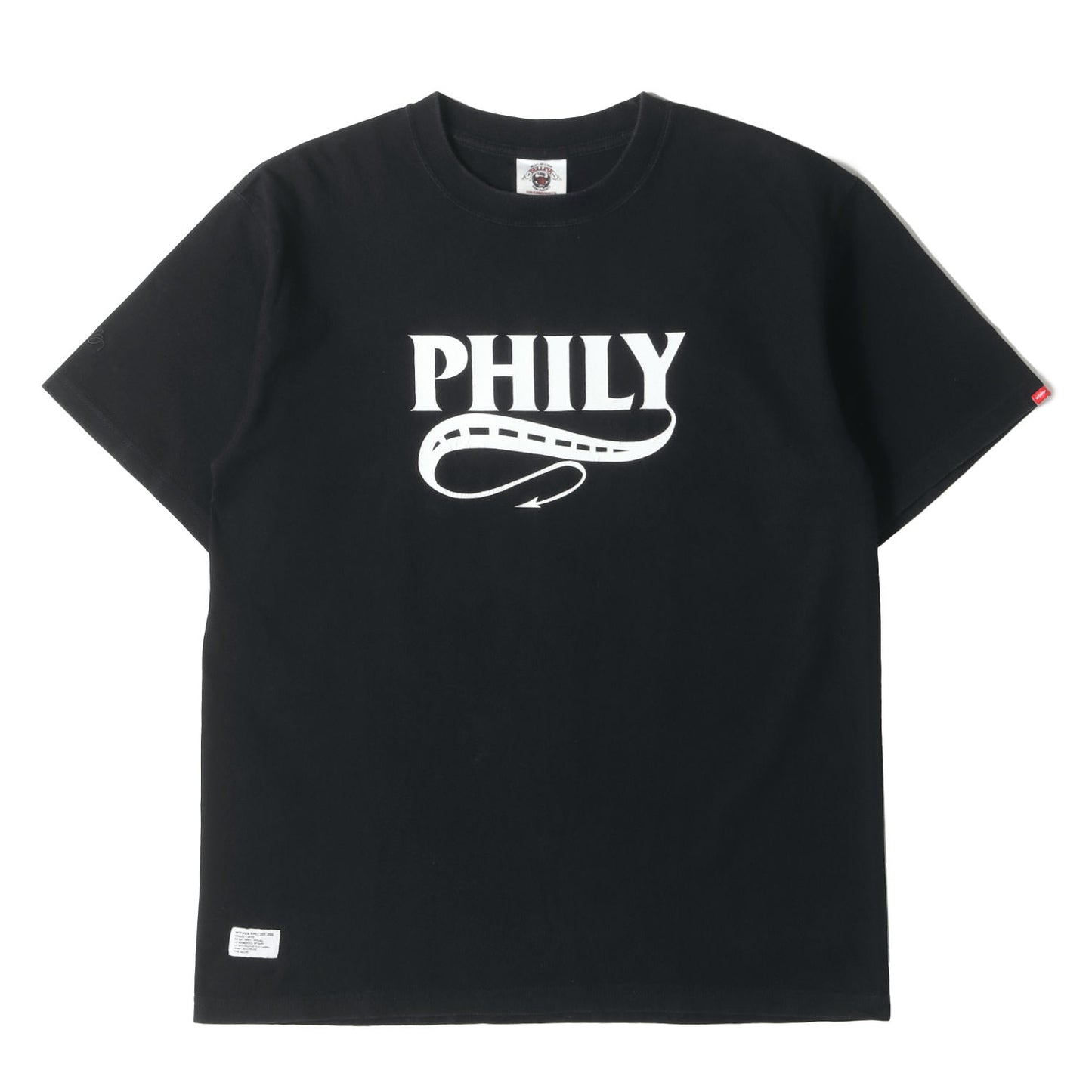 00s PHILYロゴ クルーネック Tシャツ