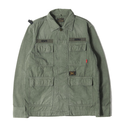 リップストップ ミリタリー ジャングル シャツジャケット(JUNGLE L/S)