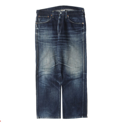 ライトオン別注 ×WAREHOUSE Lot.9100カモメペイント ヴィンテージ加工 デニムパンツ