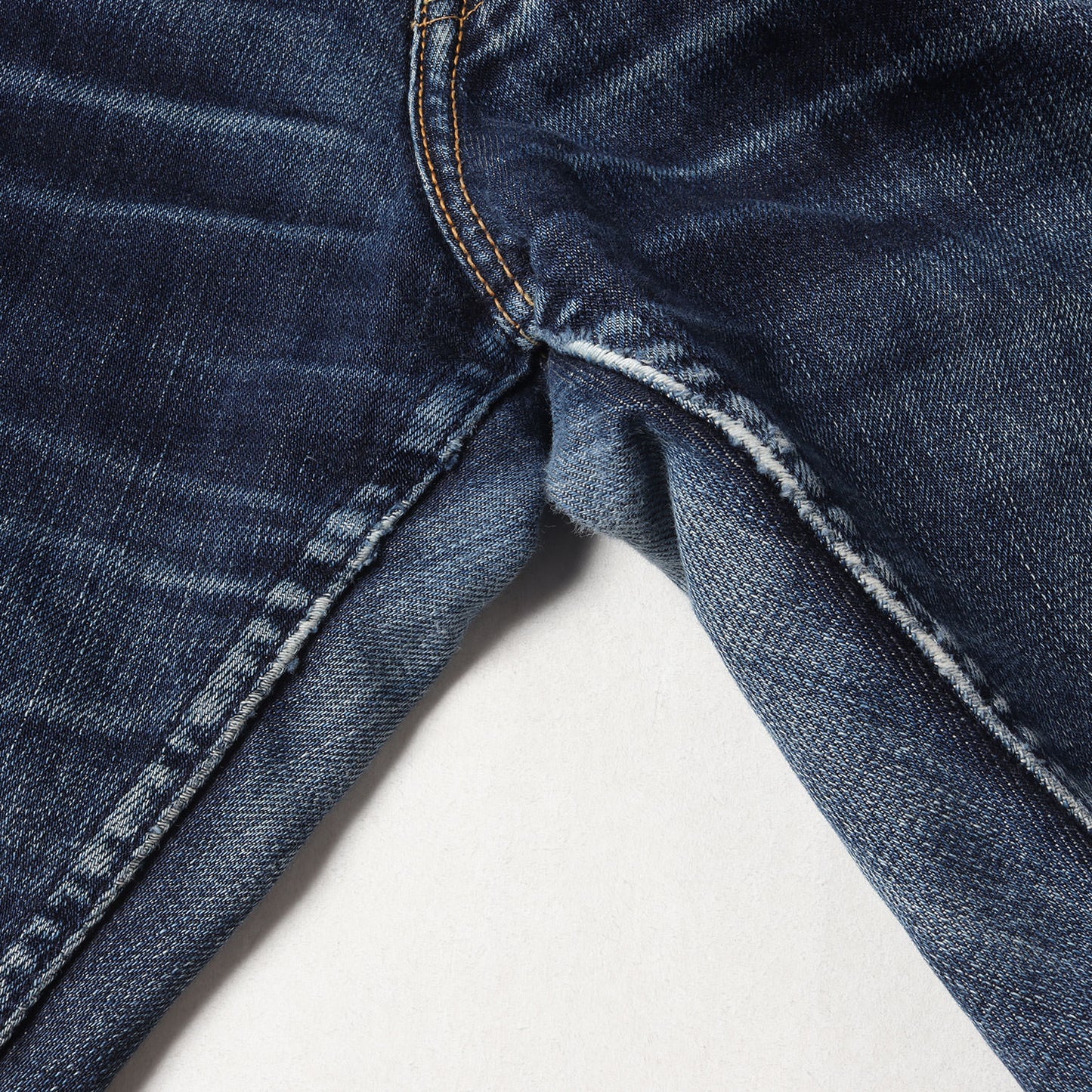 ライトオン別注 ×WAREHOUSE Lot.9100カモメペイント ヴィンテージ加工 デニムパンツ