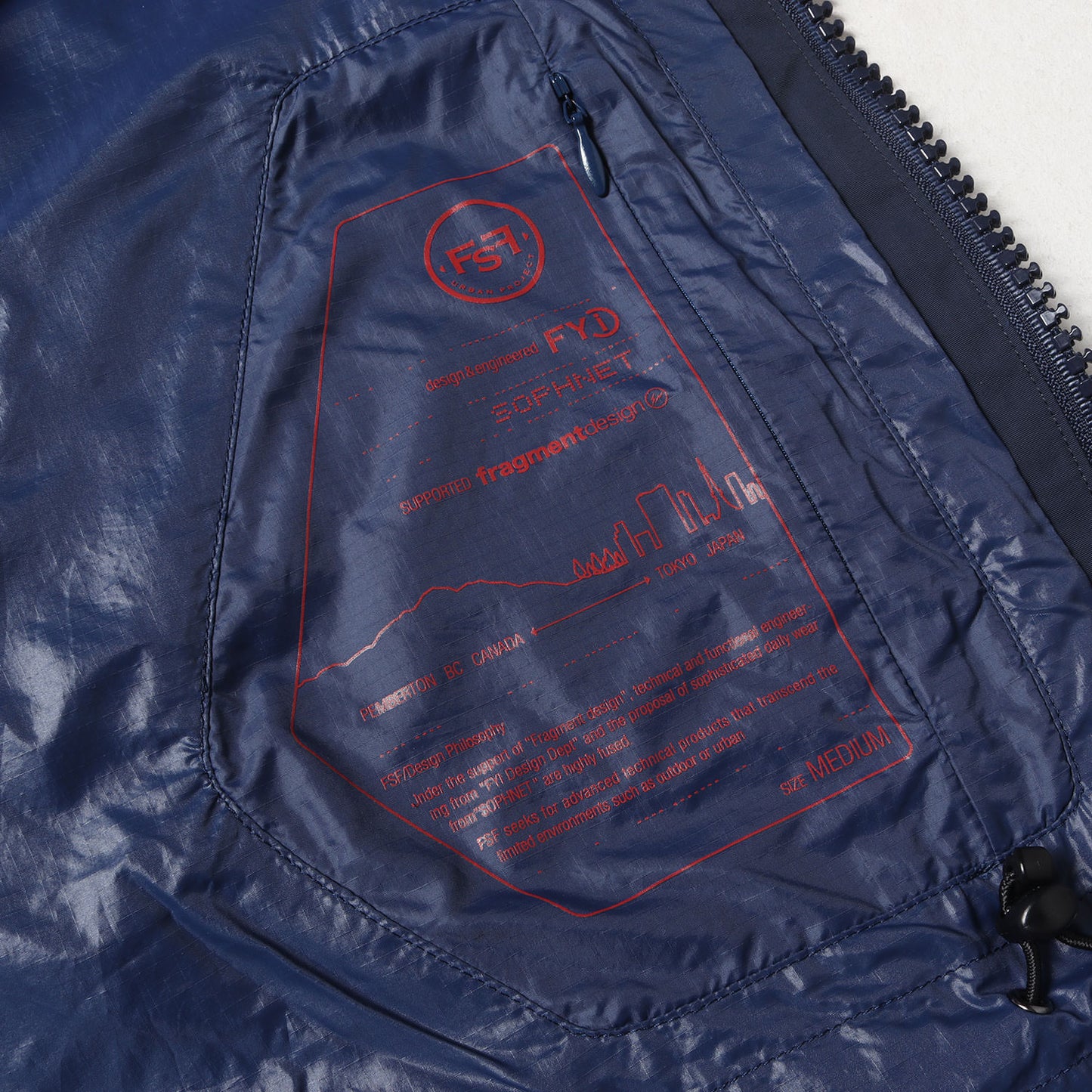 ×FYi ×Fragment Design FSF ナイロン フード ジャケット