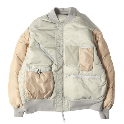 22AW オーバーサイズ リバーシブル MA-1 ダウンジャケット(TECH REVERSIBLE MA-1)