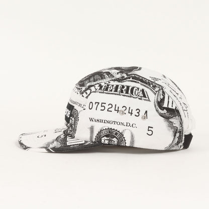 ドル札柄 BOXロゴ キャンプキャップ(Franklin  Camp Cap)