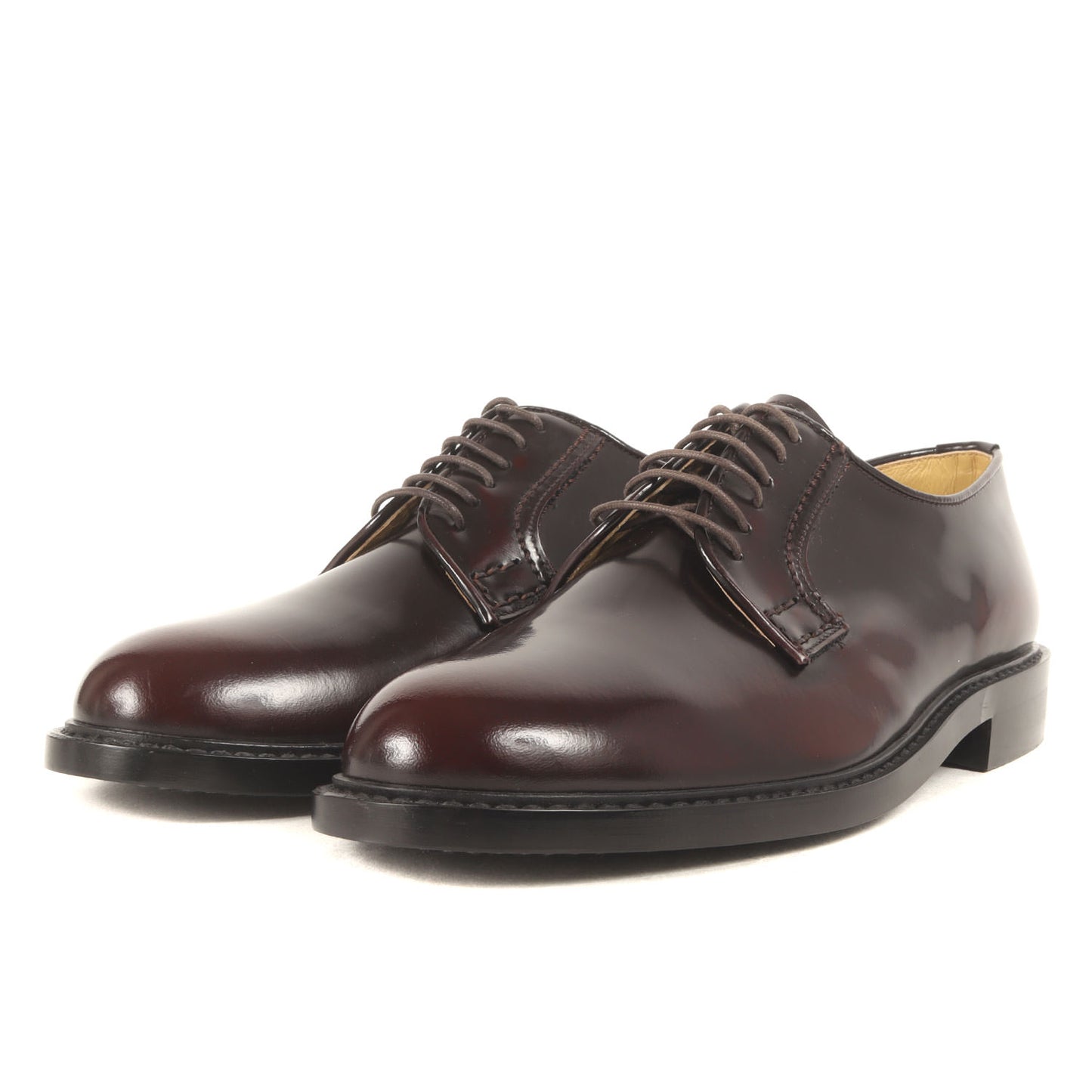 ×FREDY&GLOSTER 別注 プレーントゥ レザー レースアップシューズ