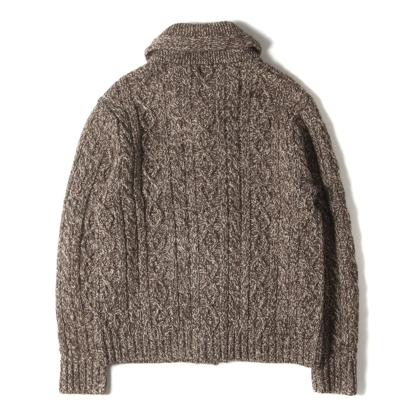24AW ショールカラー ローゲージ ミックスニット カーディガン