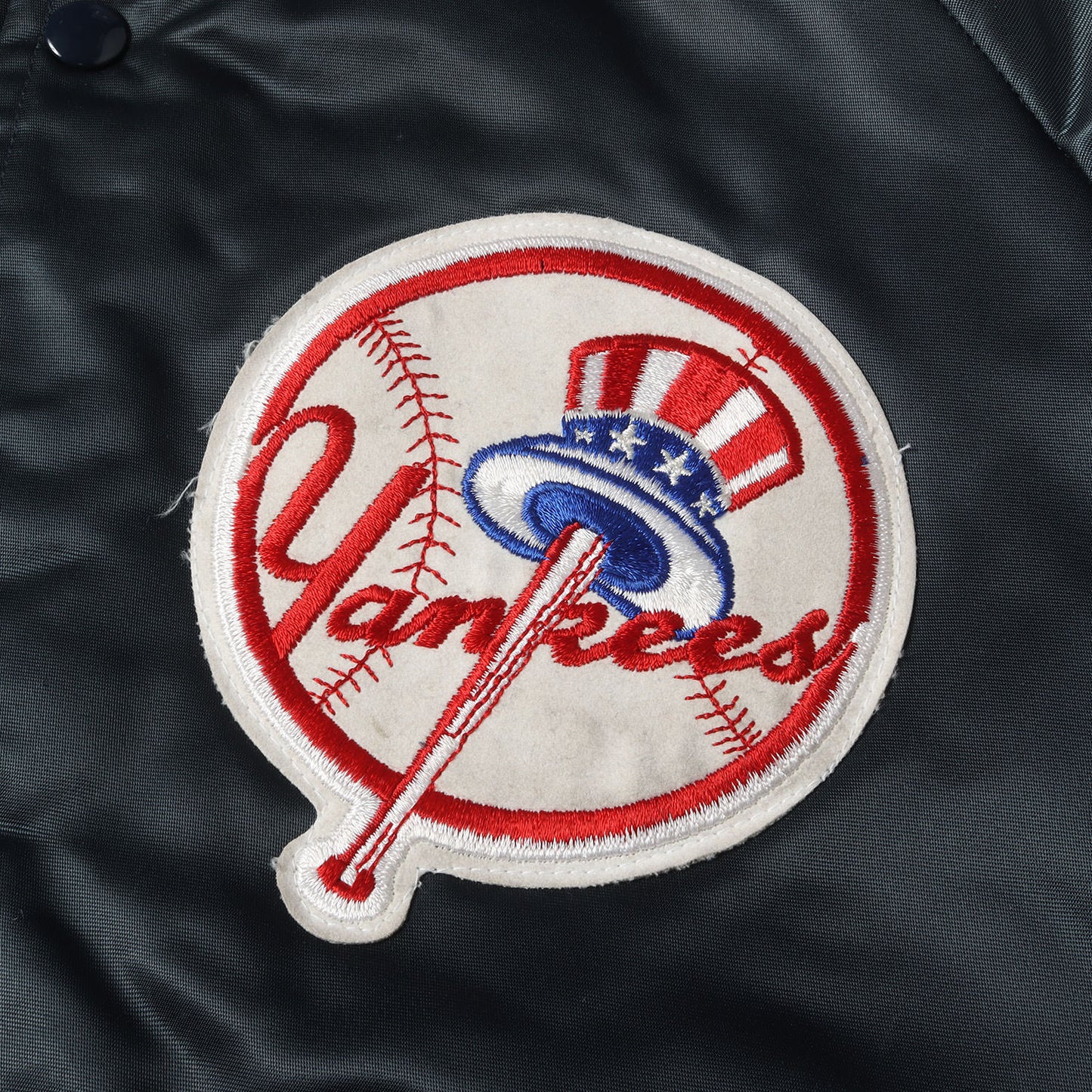 [雰囲気抜群] 90s Chalk Line ×New York Yankees ナイロンサテン スタジャン(USA製)
